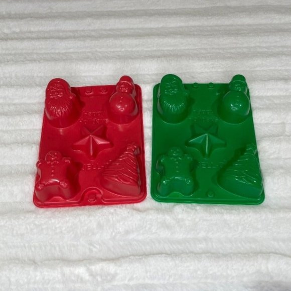 Lot of 2 Jello‎ Jigglers Christmas Party - Picture 1 of 2